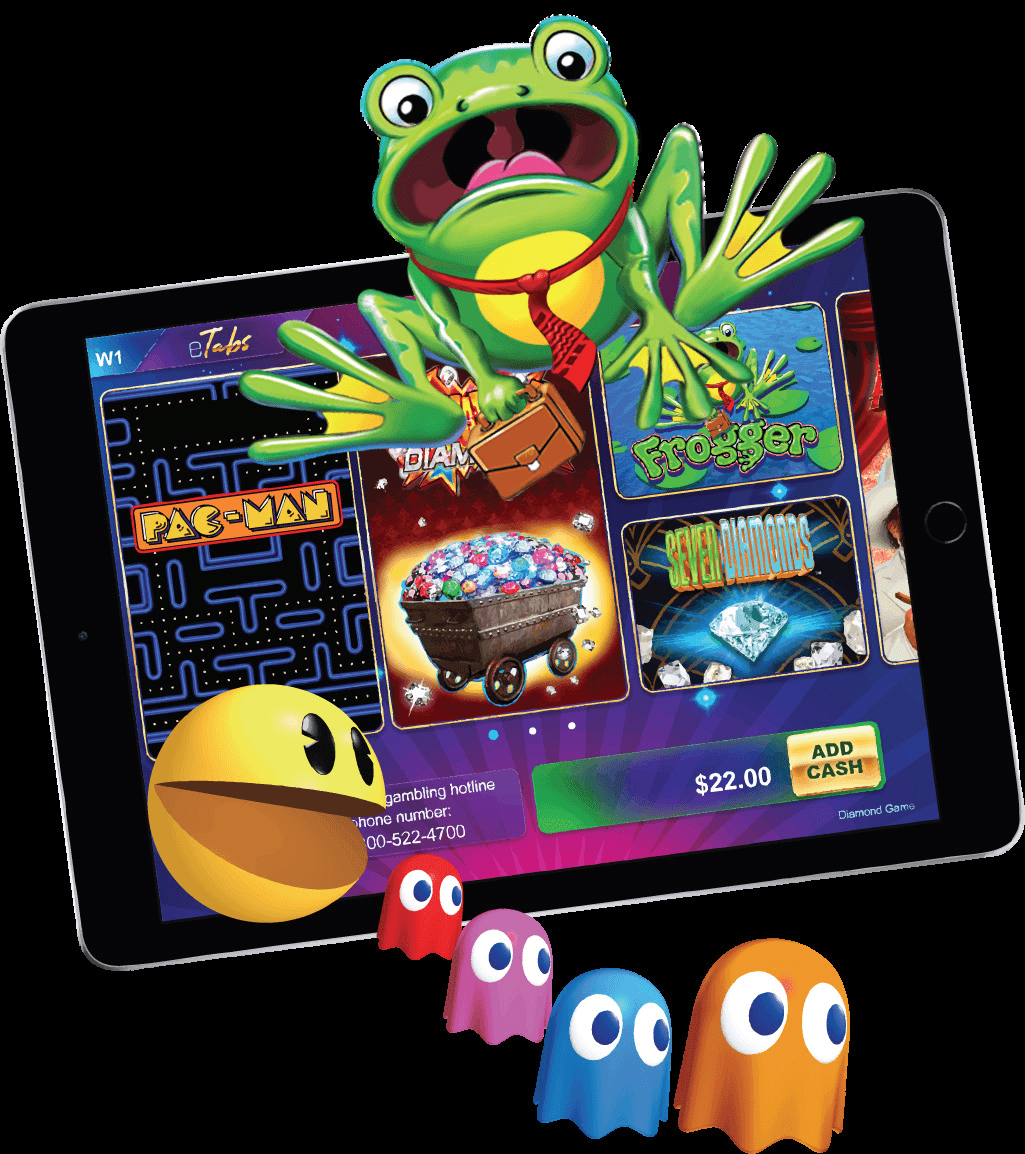 Diamond Game entertainment stack with licensed game characters